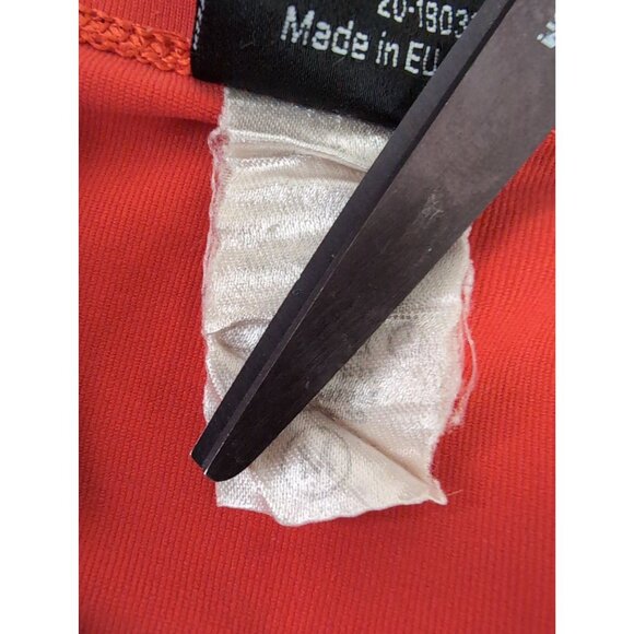 Etxeondo Cycling Jersey Womens M Orange Short Sleeve Half Zip Pockets Road Bike - Picture 11 of 11